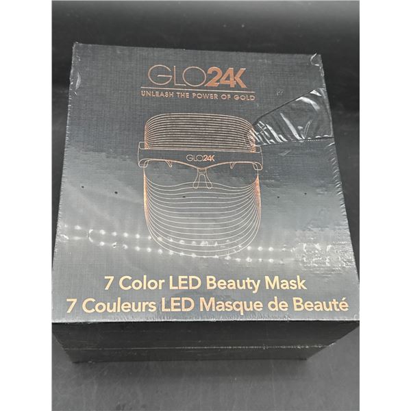 GLO24K 7-Color LED Beauty Mask for Skin Rejuvenation