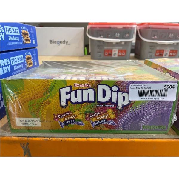 Lik-M-Aid Fun Dip Candy Variety Pack, 16.9 oz (480 g), Cherry, Grape, and Raspberry