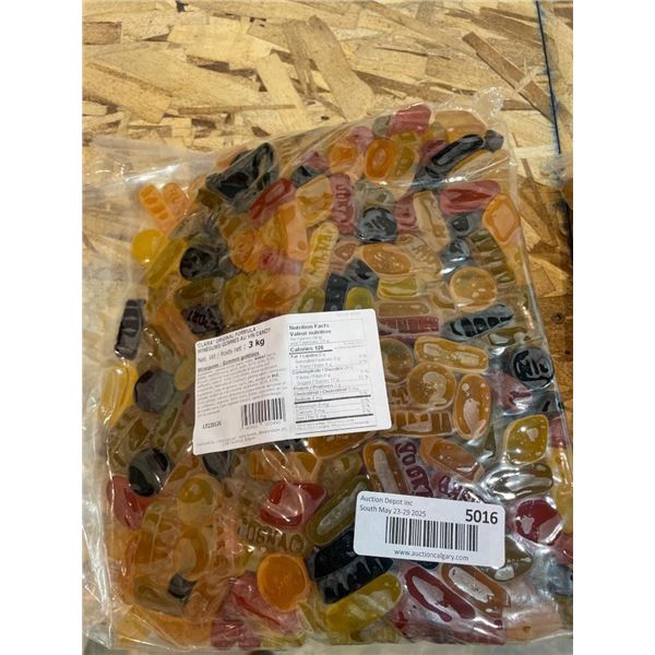 Haribo Gummi Candy 3 KG Bag – Original Formula