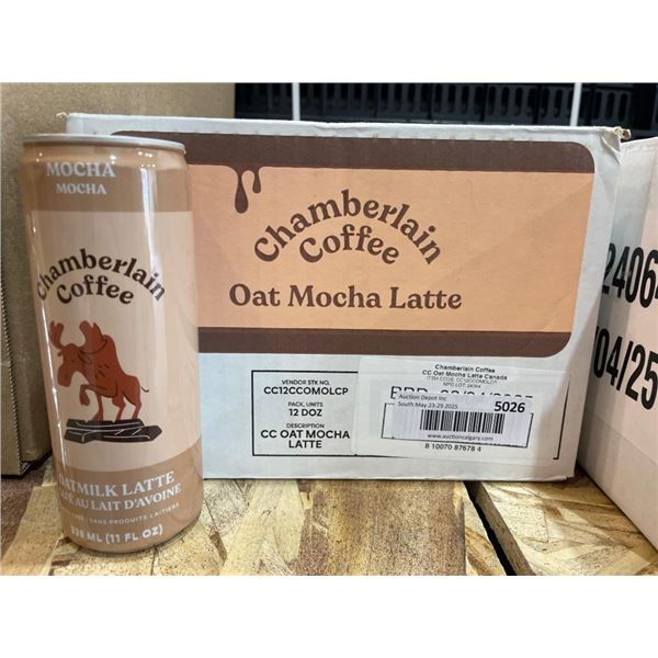 Chamberlain Coffee Oat Mocha Latte 12 x 325ml& nbsp;
