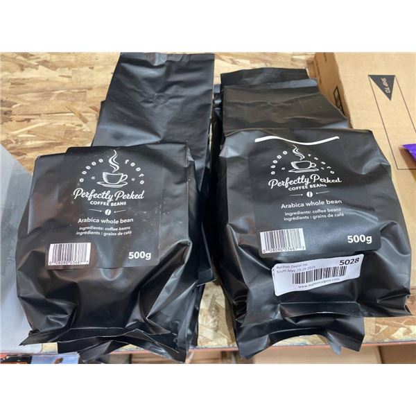 500g Bags of Roasted Ground Coffee – Lot of 6 Units