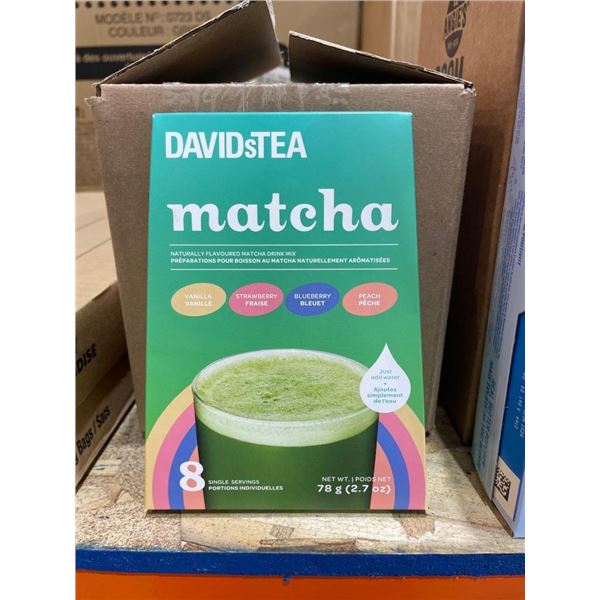 DAVIDsTEA Matcha Sampler 8 Single-Serving Portions 78g (2.7 oz)