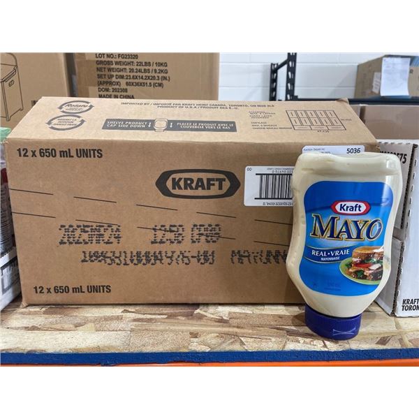 Kraft Mayo 12 x 650 mL Units
