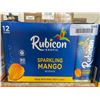 Image 1 : Rubicon Exotic Sparkling Mango Beverage, 12 Cans, 355mL Each