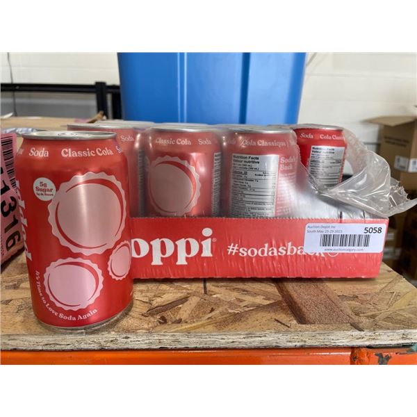 Poppi Classic Cola Soda Pack with Prebiotic Ingredients 12 x 355ml& nbsp;