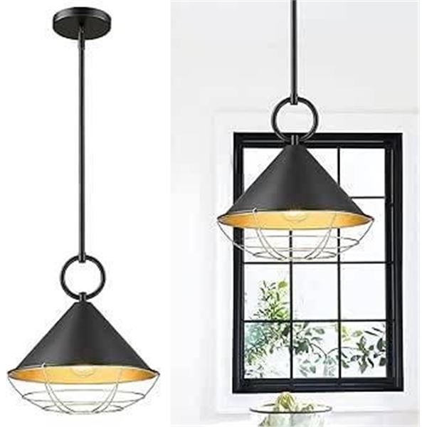 Emliviar YSE278MIL-M BK Large Pendant Light