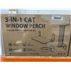 Image 2 : Meeyowview 3-In-1 Cat Window Perch With Hammock and Scratch Post
