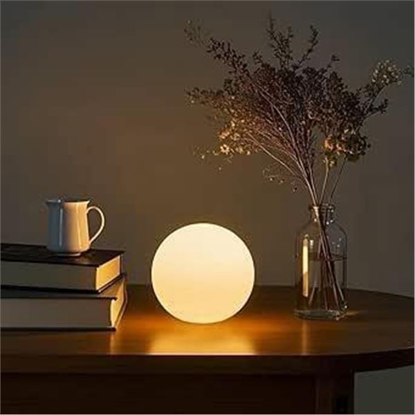 COPU LED Night Light Ball, Color Changing Glowing Globe Light, Rechargeable Waterproof Light Up Ball