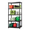 Image 1 : RamTuff 5-Shelf Plastic Shelving System with 175 lb Capacity per Shelf