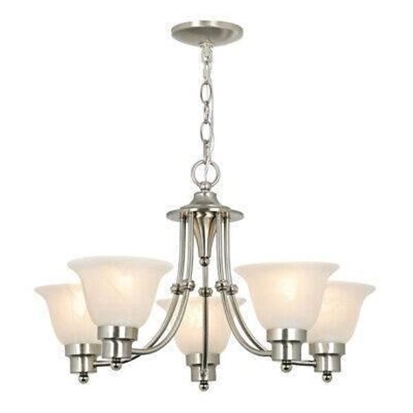 WS-FND97-60B Five-Light Chandelier with Adjustable Chain