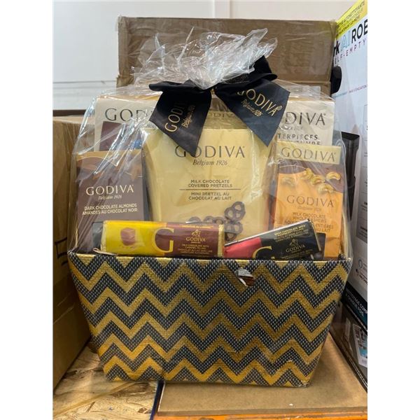 Godiva Chocolate Gift Basket With Assorted Treats