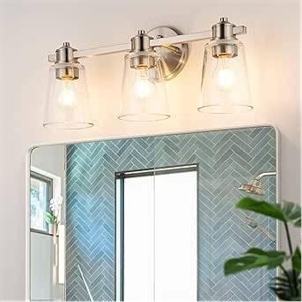 Tipace 3-Light Bathroom Vanity Light, Model L-G7498-3T