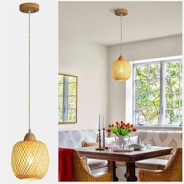 XIYOUVE Pendant Lights, Model 001BK_2P