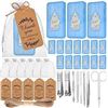 Image 1 : 24Pcs Baby Shower Party Favors Manicure Set Nail Clippers Pedicure Kit 8 in 1 Grooming Kit Professio