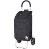 Image 1 : Folding Trolley Dolly Utility Cart with Black Fabric Bag