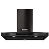 Image 1 : KitchenAid KVWB606HBS Range Hood, 36 inch Exterior Width, Chimney, Wall Mounted, 585 CFM, Accepts Bo