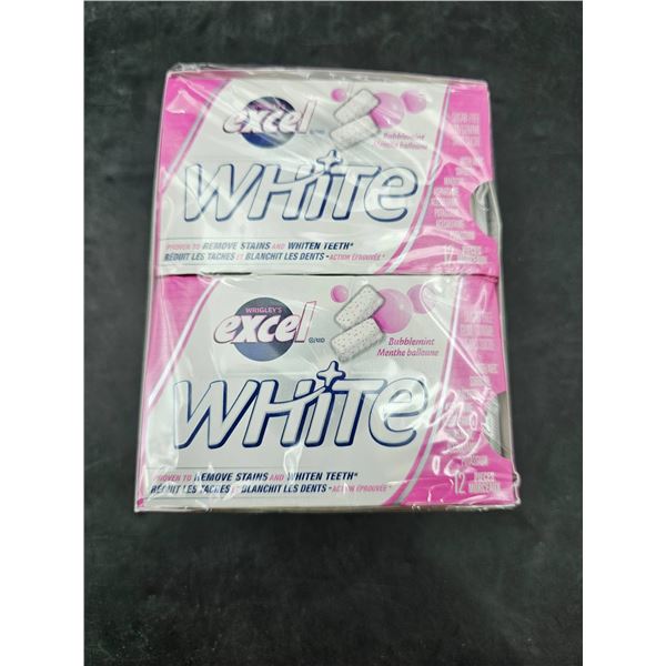 Excel White Bubblemint Gum 12 Ð 12-Piece PacksÊ