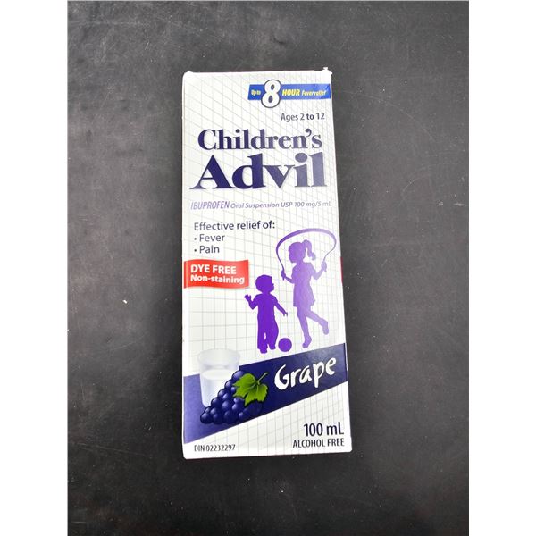ChildrenÕs Advil Grape Flavor, 100 mL, Fever and Pain Relief