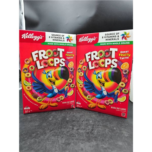 KelloggÕs Froot Loops Cereal, 345g, Made With Whole Grains