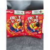 Image 1 : KelloggÕs Froot Loops Cereal 2x345g