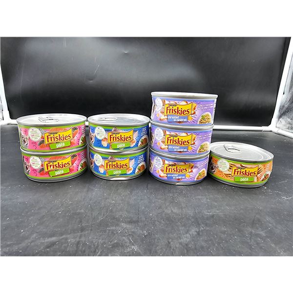 Friskies Wet Cat Food 10 Cans with Assorted Varieties