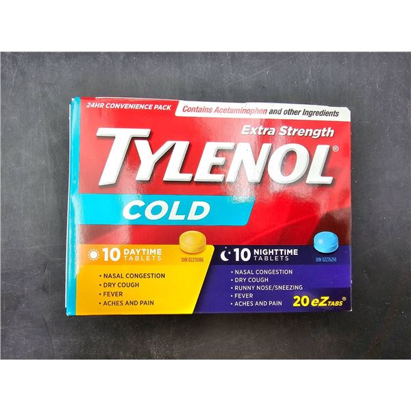 Tylenol Extra Strength Cold Daytime and Nighttime Caplets Ð 20 Count