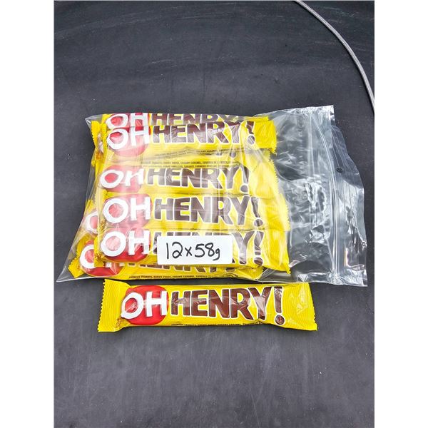 OH HENRY 12x58g BarsÊ