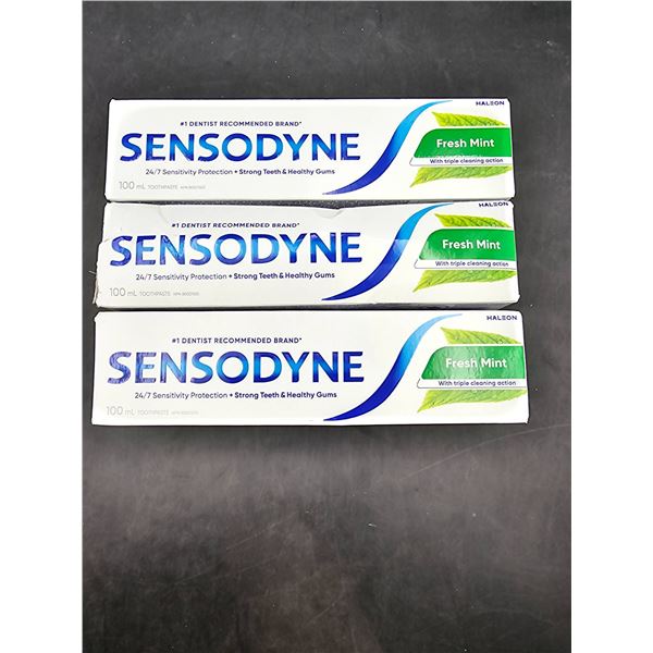 Sensodyne Fresh Mint Toothpaste Ð Set of 3x100g