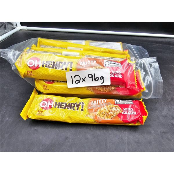 Oh Henry! Nutty Ð King Size 12x96g BarsÊ