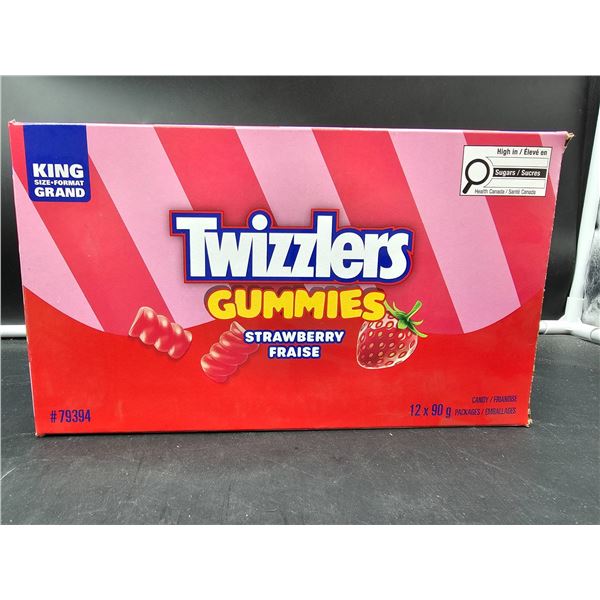 Twizzlers Gummies Strawberry 12 Units, 428 g Each