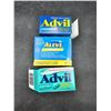 Image 1 : Advil and Aleve Pain Relief Medications 3 Assorted Packages