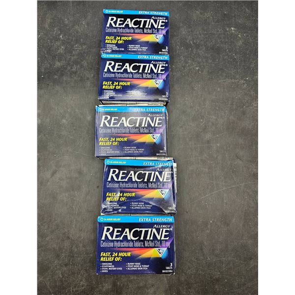 5-3 pack Reactine Allergy Extra Strength Cetirizine Hydrochloride Tablets