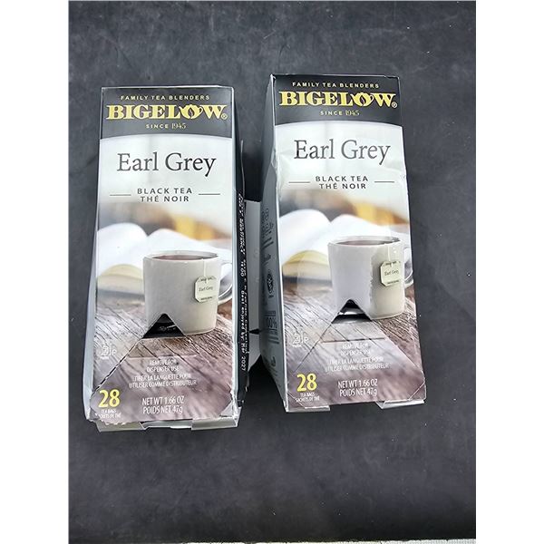 Bigelow Earl Grey Black Tea 28-Count, Set of 2