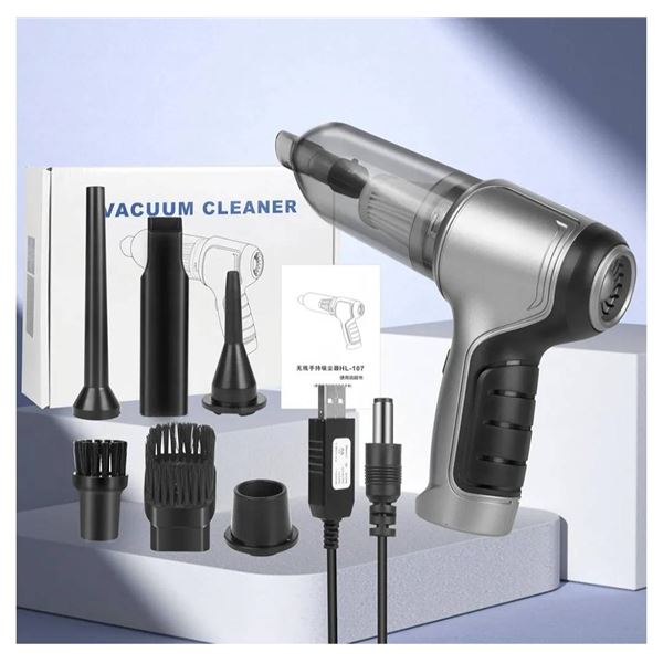 Compact HL-107 Vacuum Cleaner with Multiple Attachments