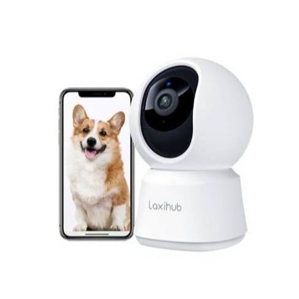 360 Degree 2K Pet Camera with Phone App, P2T Indoor Security Camera