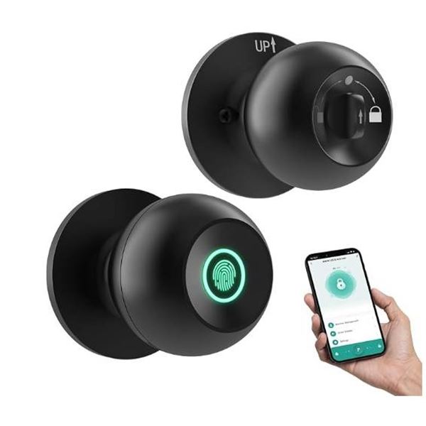 Indoor Smart Knob with Fingerprint Access and App Control