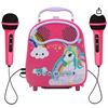 Image 1 : Kids Karaoke Machine 2 Microphones Singing Karaoke Speaker with Voice Changer