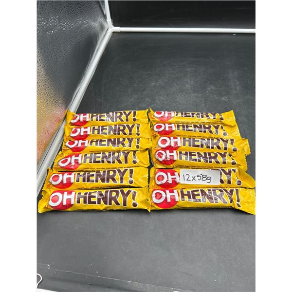 OH HENRY! Chocolate Bars, 58g x 12