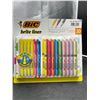 Image 1 : BIC Brite Liner 30-Count Grip Highlighters, Assorted Colors