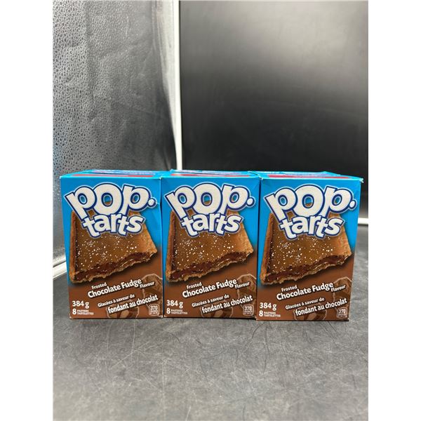 Pop-Tarts Frosted Chocolate Fudge Flavour, 384g, 8 Pastries, Set of 3