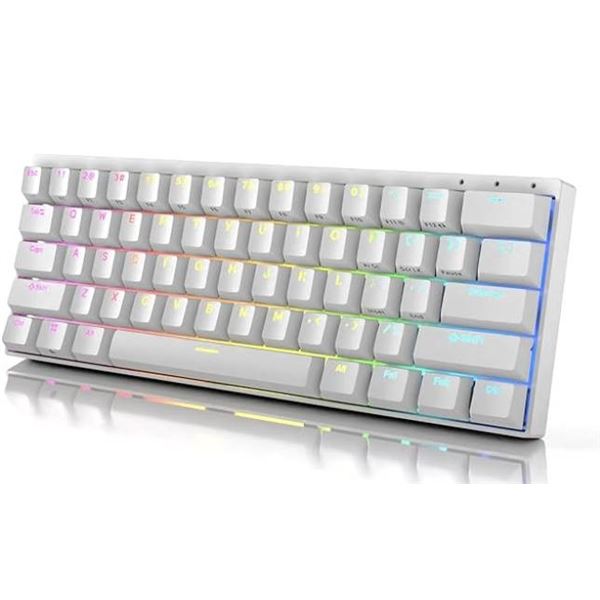 Durgod Venus 60% RGB Mechanical Gaming Keyboard | 61 Keys | USB Type C | Aluminium Chassis | Cherry 