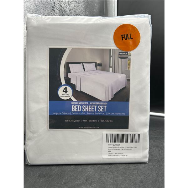 Utopia Bedding Full Size Bed Sheet Set Ð 4 Pieces, White