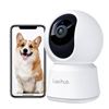 Image 1 : 360¡ View 2K Pet Camera with Phone App, Indoor Security Camera, P2T Baby Monitor, Pan/Tilt, Motion &