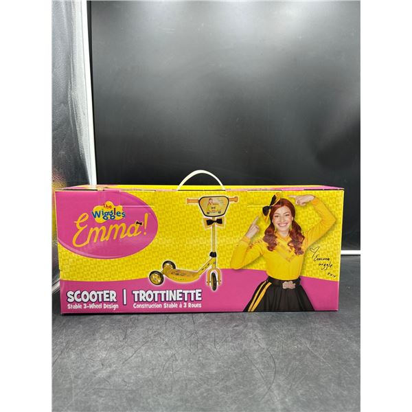The Wiggles Emma 3-Wheel Scooter with Stable Design and Adjustable Features