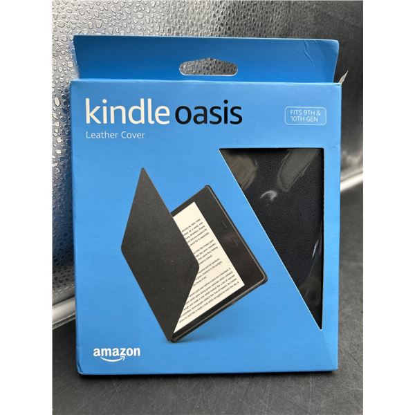 Leather Cover for Kindle Oasis 9th and 10th Generation Devices