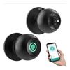 Image 1 : GHome Smart Door Knob Fingerprint Door Lock with Keypad, Biometric Smart Lock Ð App Control, Interio