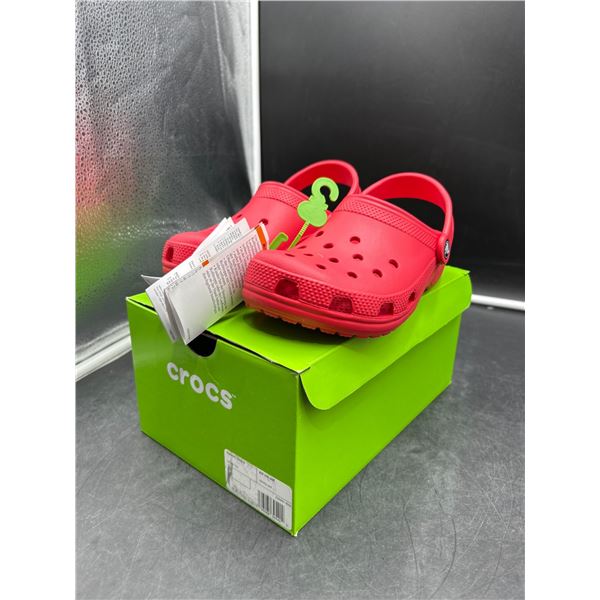 Crocs Classic Clog K Varsity Red Size 13 C12-C13
