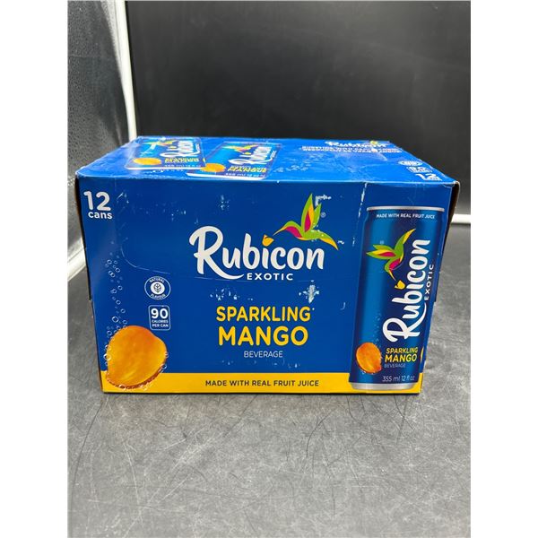 Rubicon Exotic Sparkling Mango Beverage Ð 12 Cans