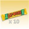 Image 1 : 10 Eat-More Peanut Chew Candy Bars, 52 g Each
