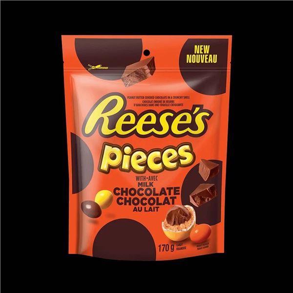 6 ReeseÕs Pieces Milk Chocolate Candy 170g Bags
